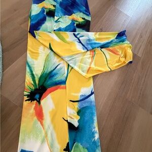 Vibrant Floral Palazzo Pant